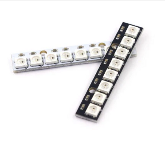 8 channel WS2812B 5050 RGB pixel LED Module 5V 8-Bit