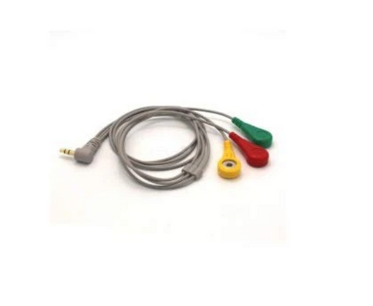 ECG/EKG / EMG cable Wire 3 lead 3.5mm jack