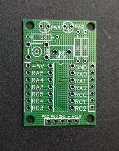 PCB FOR 14 PIN PIC DEVELOPMENT BOARD 5V