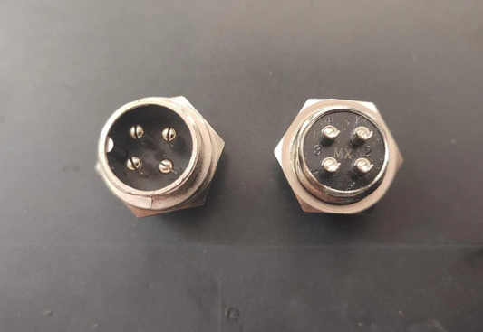 MX-398 MX 4 PIN MALE MIC CONNECTOR mx398