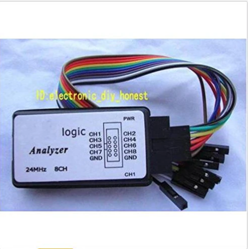 USB Logic Analyser 24M 8CH 24MHz for FPGA ARM, Standard Size