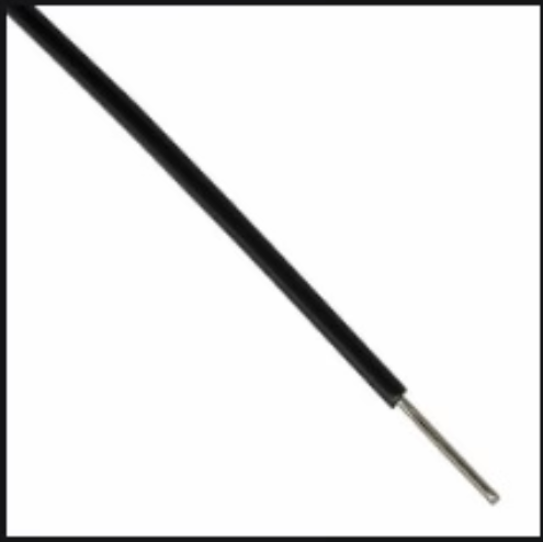 Black 92 meter Single Strand Wire GAUGE 23