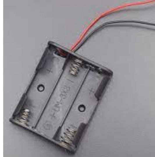 3 AA battery case series
