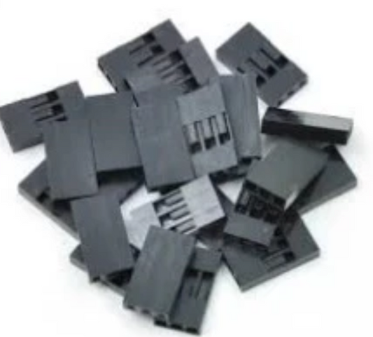 3 Pin 2.54mm Female Berg housing without wire jumper