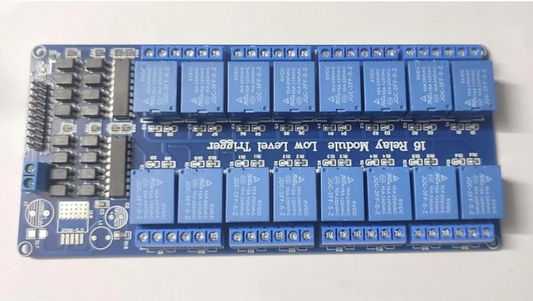 5V 16 Channel Relay Module With Optocoupler active low trigger