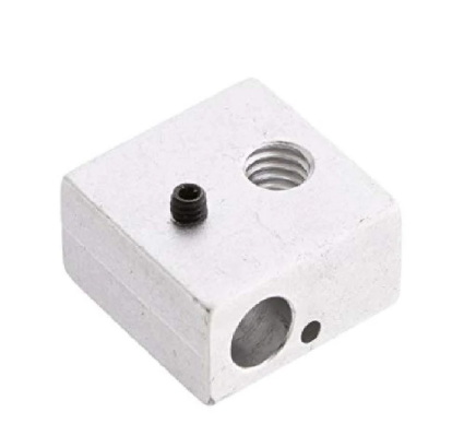 Aluminum Heater Block for 20x20x10mm MK7 MK8 3D Printer IBAT14047