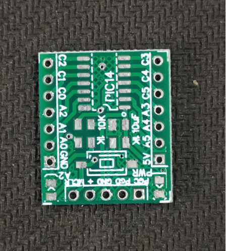 PCB FOR 14 PIN PIC SMD DEVELOPMENT BOARD 5V
