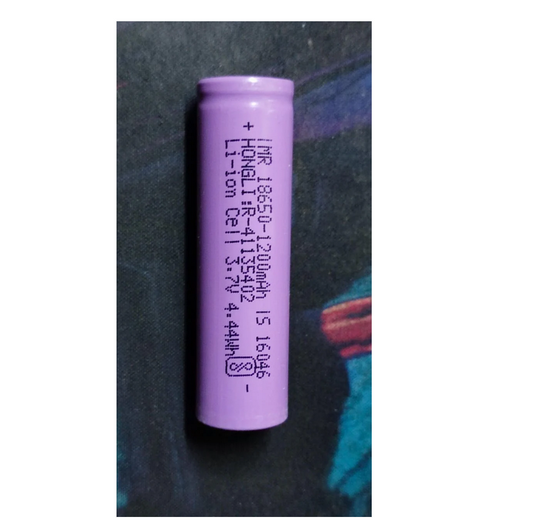 3.7V 1200mAh 18650 Li-ion Battery EASTAR
