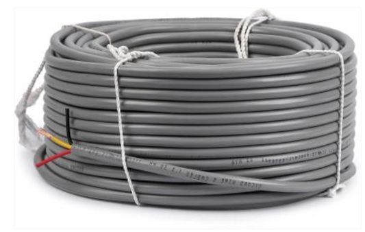4 Core Round Cable Wire GREY 7/.0060 (7/38) 1 Meter