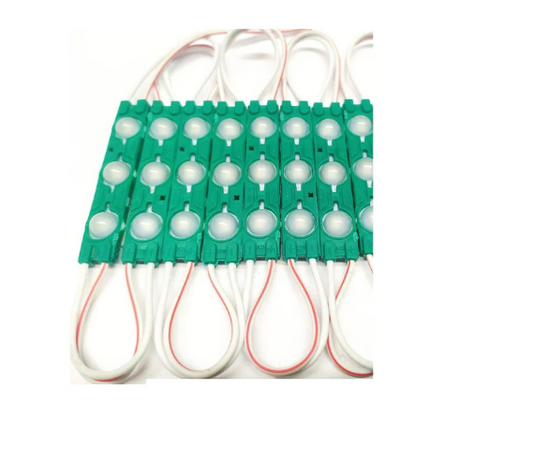 GREEN 12V 3 LED MODULE BLOCK Strips