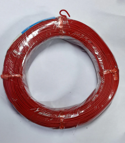 Red 92 meter Single Strand Wire GAUGE 23