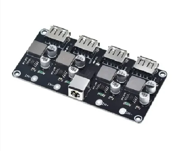 QC3.0 QC2.0 USB DC-DC Buck Converter Charging Step Down Module 6-32V 9V 12V 24V to Fast Quick Charger Circuit Board 3V 5V 12V - 4CHANNEL