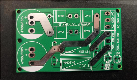 PCB FOR CENTER TAP BRIDGE RECTIFIER MODULE 10A