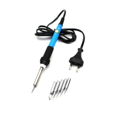 Soldering Iron 60W TEMPERATURE ADJUSTABLE WITH BIT KIT