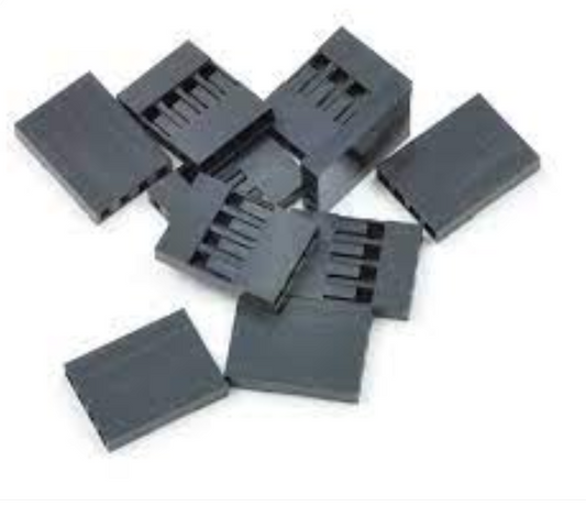 4 Pin 2.54mm Female Berg housing without wire jumper 4P