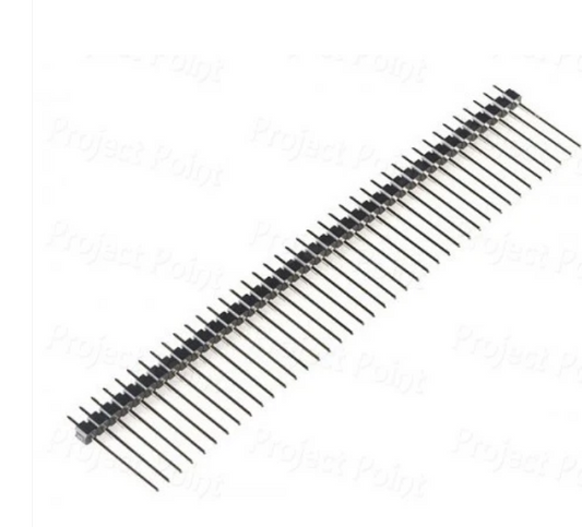 40 Pin 15mm Straight Male Header Single Row 2.54mm PITCH long needle