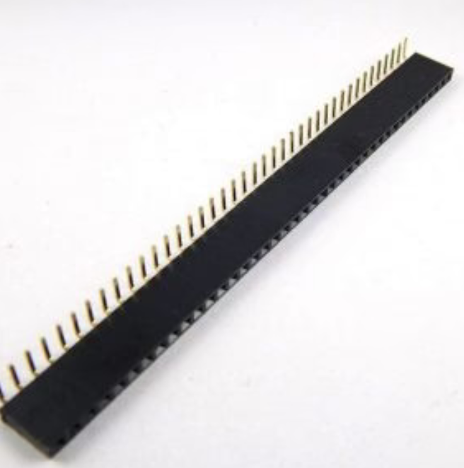 40pin FEMALE HEADER Right Angle 2.54mm 1x40P