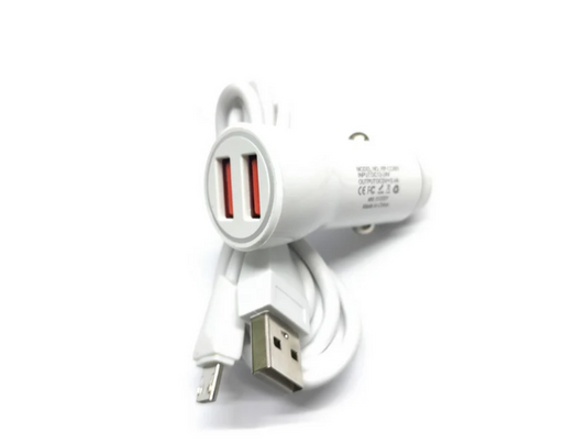 REPONIC Dual Socket 5V 2.4A Car Charger 2.4 A RP-CC801 WITH CABLE