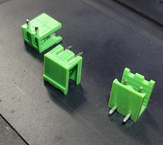 XY2500 male Right Angle 2pin PCB Pluggable Terminal Block Connectors 5.08mm pitch