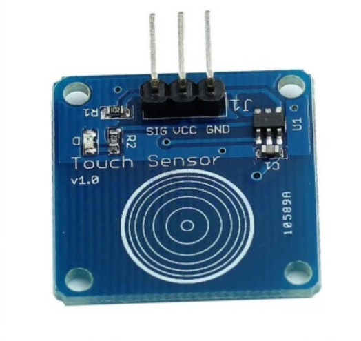 TTP223 1 Channel Capacitive Touch Sensor Module Blue Color