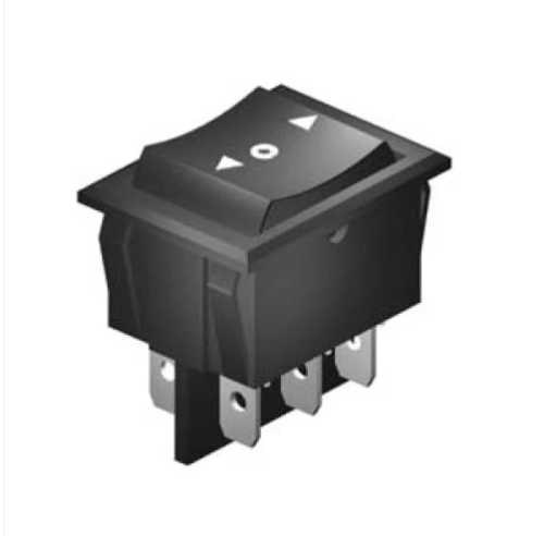 SE288 Rocker Switch 16A DPDT Momentary Off Momentary