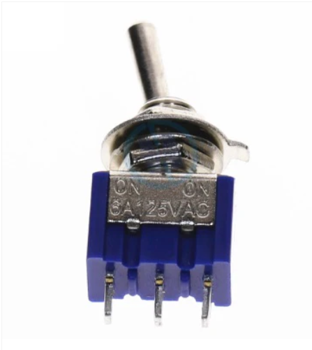 Calonix 3 Pin Toggle Switch SPDT On-On 3A 250V 2 POSITION
