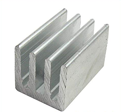 Heat sink 16x20x13mm Aluminum 4 Fins HS49