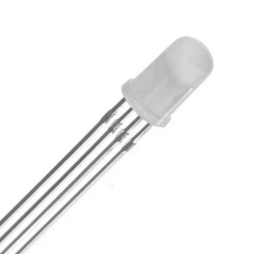 5MM RGB LED ROUND COMMON CATHODE DIFFUSED