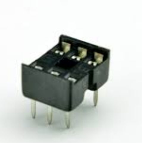 6 PIN IC BASE OR HOLDER 2.54MM PITCH