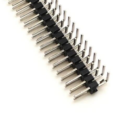 80 Pin bent Male Header Berg Strip 2.54mm double row 2x40 90 DEGREE