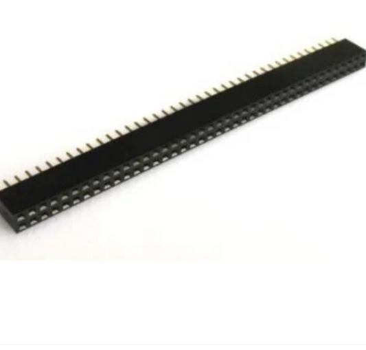 80 pin straight Female Header 2.54mm straight