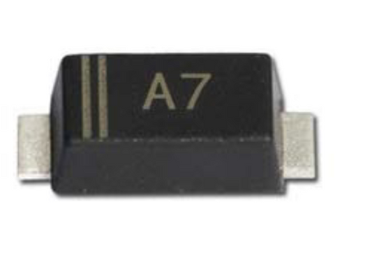 A7 Diode SMD 1A 1000V SOD-123 Rectifier 1N4007 IN4007