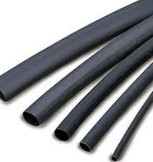 BLACK 6mm Heat Shrink Tube 1meter