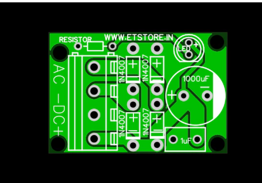 BRIDGE RECTIFIER PCB 1A-3A DIODE