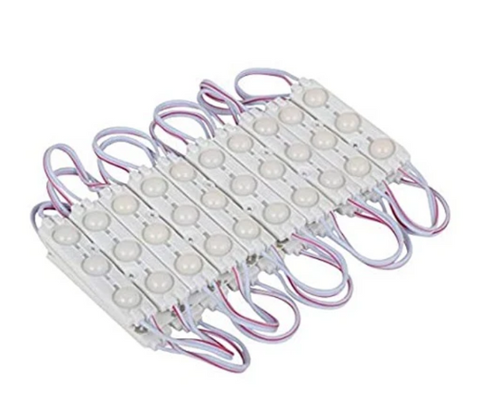 COOL WHITE 1.5W 3 LED MODULE Strips 12V Waterproof