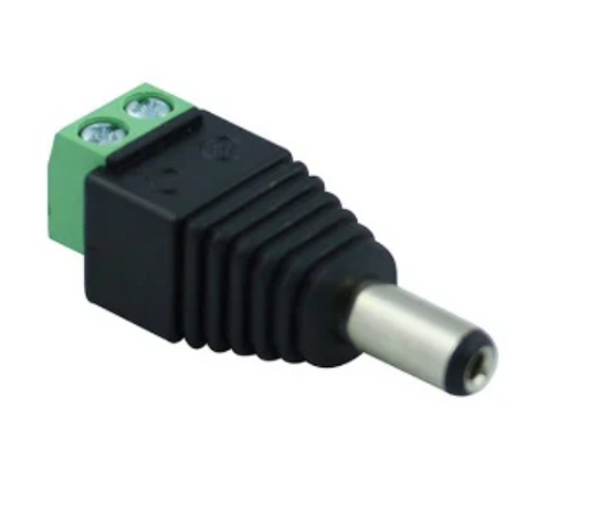 DC JACK Male WITH TERMINAL CONNECTOR 2.1x5.5mm