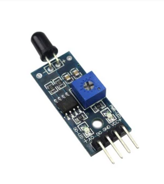 Fire Sensor 4 Pin Flame Detector Module