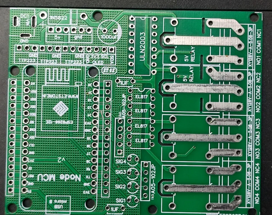 FOR PCB NodeMCU WITH 3 Channel Relay Board 85X69mm