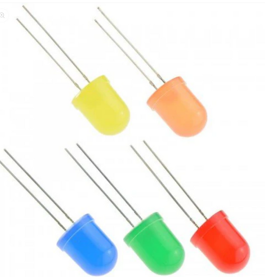 GREEN 10MM LED ROUND Diffused EVERLIGHT