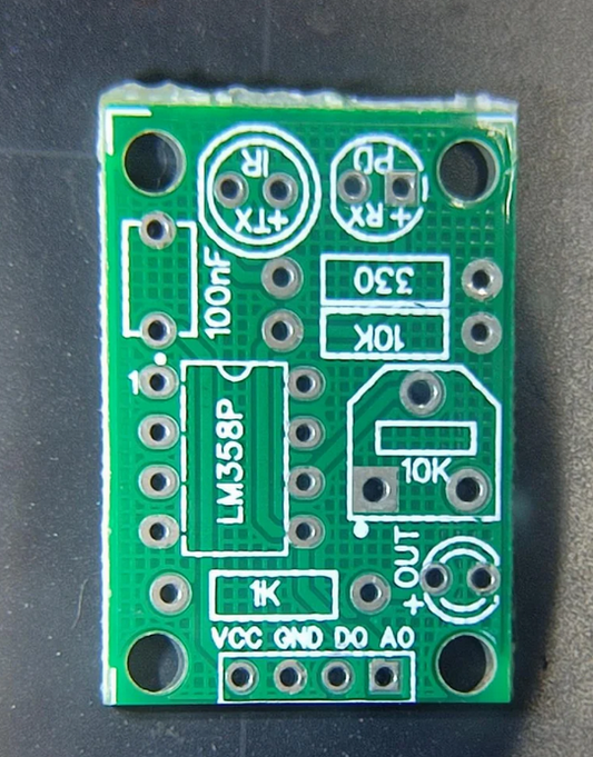 IR MODULE PCB BASED ON LM358