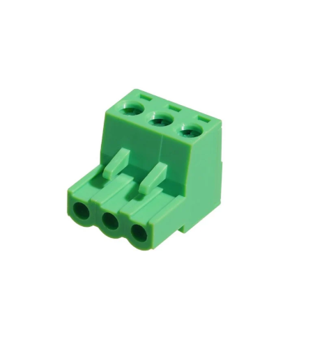 ZB2500 3pin female Right Angle Terminal Connector 5mm pitch