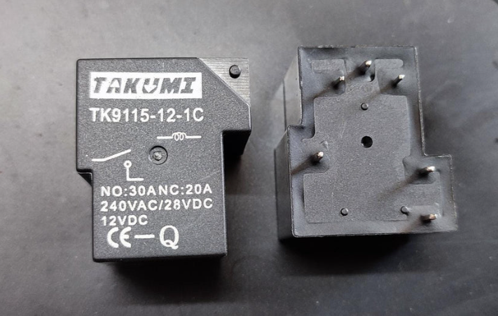 TK9115-12-1C RELAY 12V 30A T TYPE TAKUMI