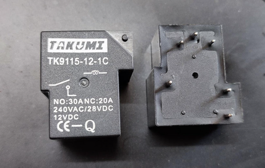 TK9115-12-1C RELAY 12V 30A T TYPE TAKUMI
