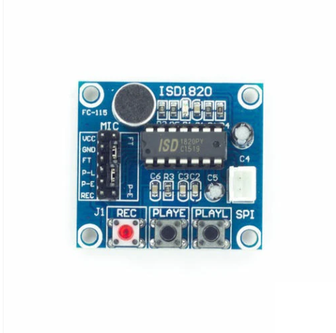 ISD1820 Imported Sound or Voice Board Recorder and Playback Module on Board Microphone