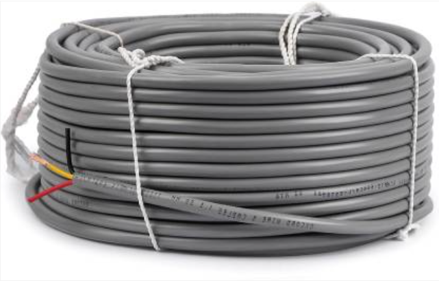 6 Core Round Cable Wire GREY 7/.0060 (7/38) 1 Meter