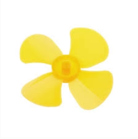 MINI MOTOR LEAF Plastic Propeller Four Blades 60MM DIA