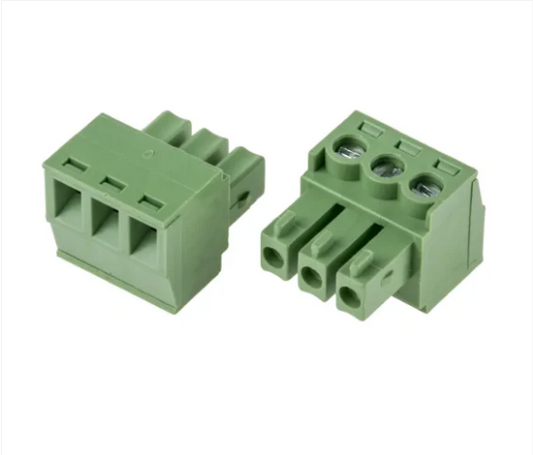 ZB2500 Right Angle 3pin female Terminal Connector 3.81mm pitch
