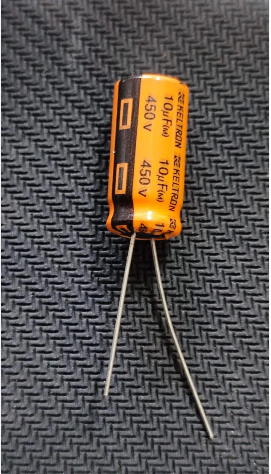 KELTRON 10uF 450V Electrolytic Capacitor 105C 20%