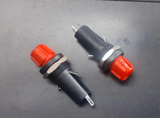 RED FH1 Fuse Holder for 5X20mm fuse ELCOM
