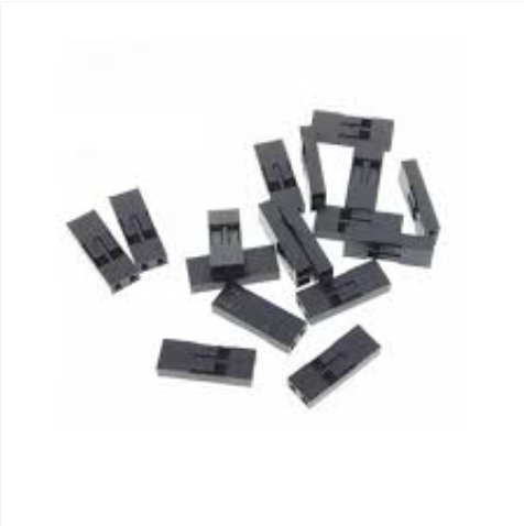 2 Pin 2.54mm Female Berg housing without wire jumper 2P (Copy)